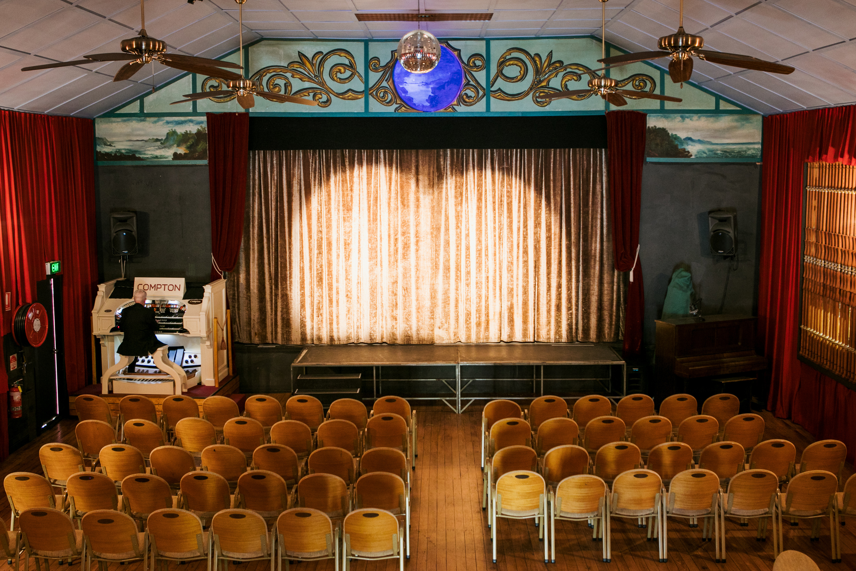 Inside of theater