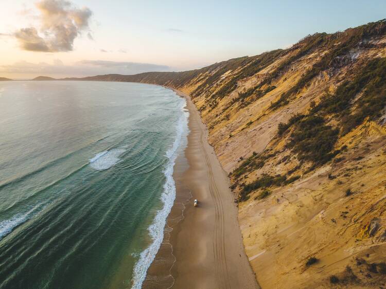 Drive along one of the world’s longest beach highways