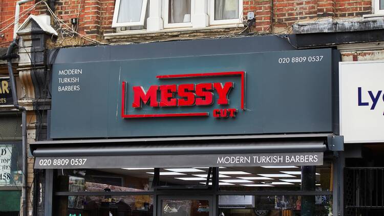 Messy Cut barber shop on Green Lanes