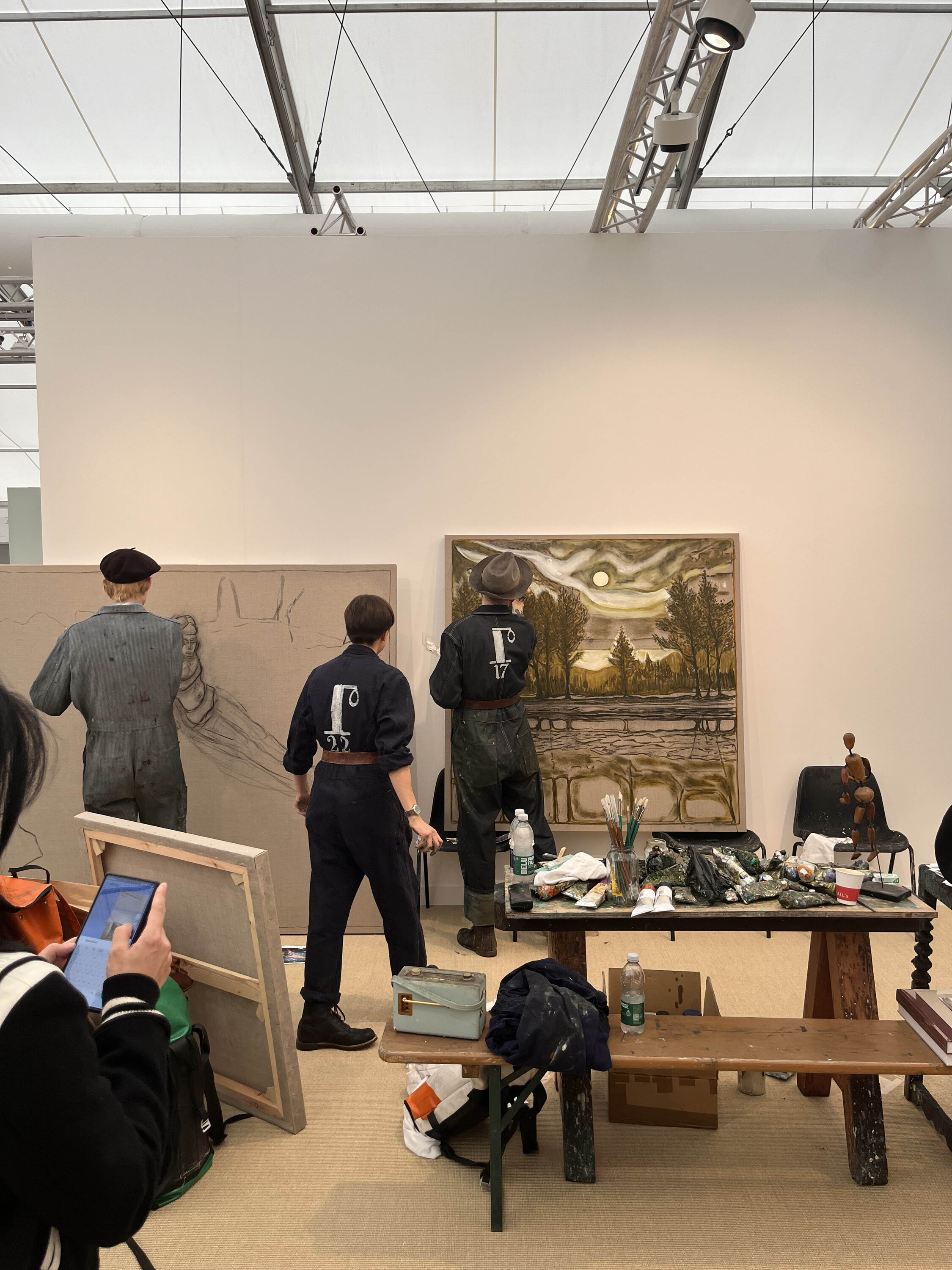 Billy Childish at Frieze, photo: Time Out