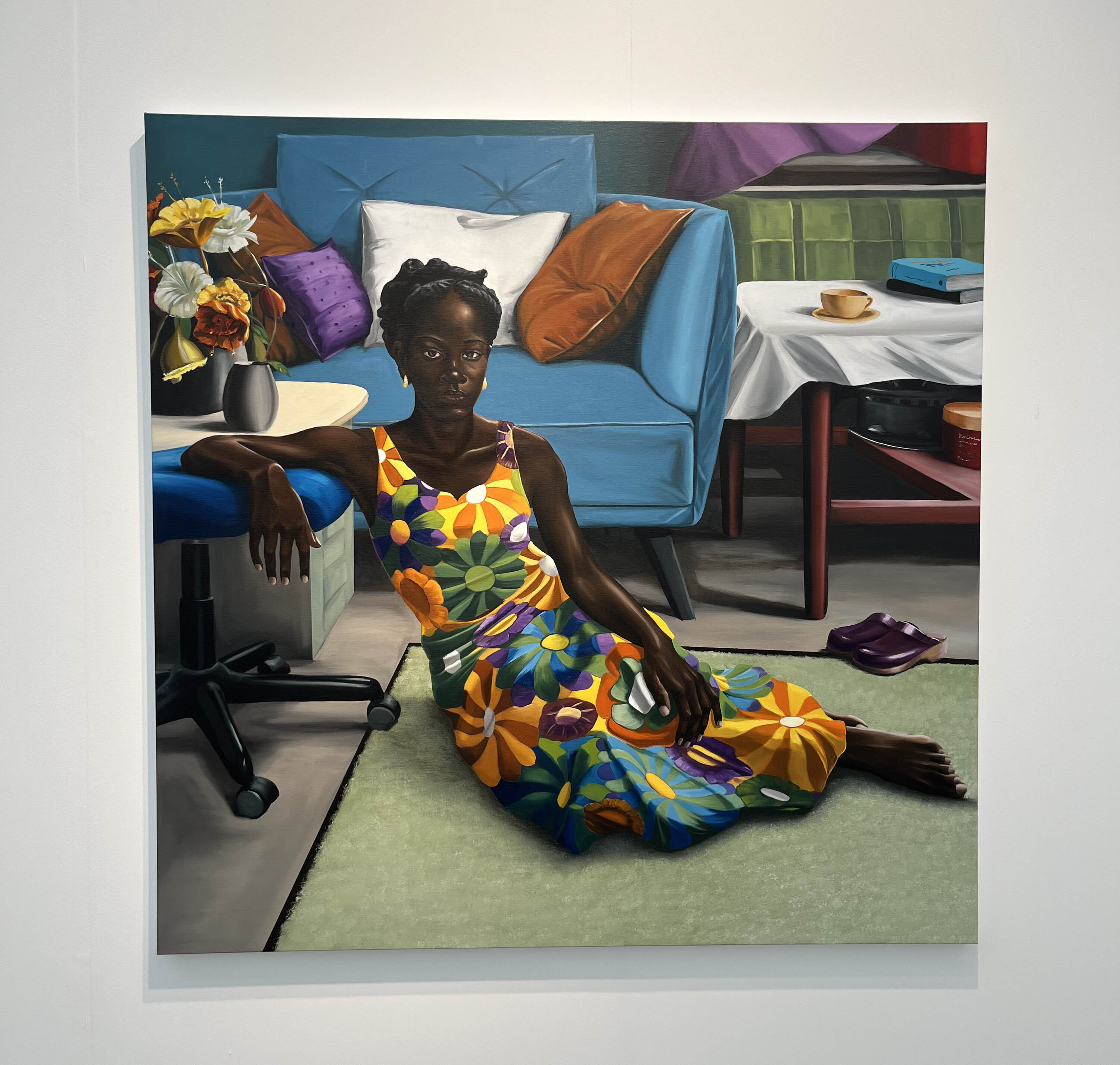 Peter Uka at Frieze, photo: Time Out