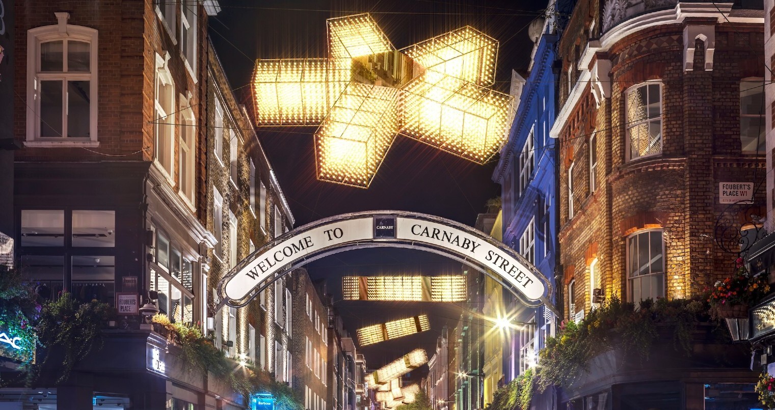 Here’s the exact date Carnaby Street’s Christmas lights will be turned on for 2024