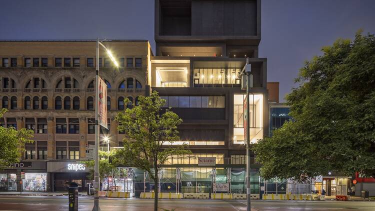 The exterior of the Studio Museum in Harlem.