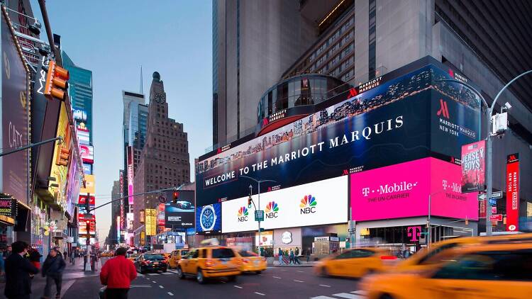 Exterior of the Marriot Marquis