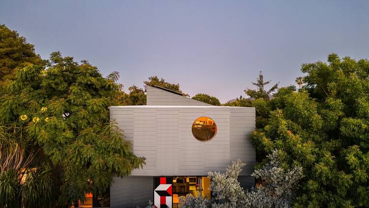 An exterior shot of Atwater House in Atwater Village