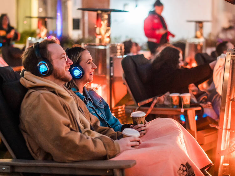 Watch a festive flick outdoors