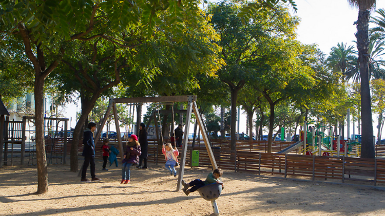 nou parc infantil de la Barceloneta