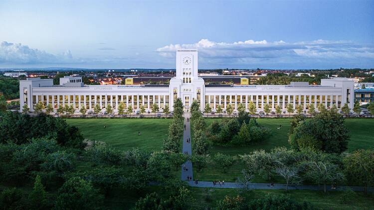 Concept image for film studios at Littlewoods Pools Liverpool