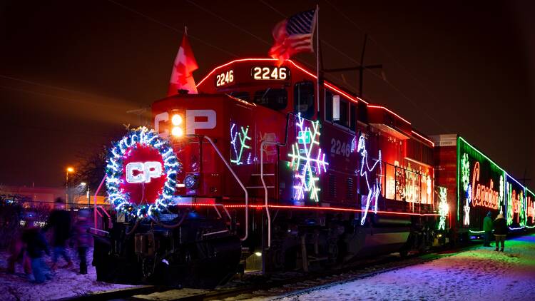 Don't miss the magical glow-in-the-dark holiday train