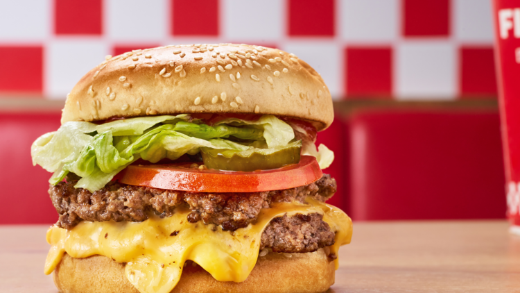 Five Guys burger.