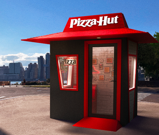 A one-person Pizza Hut booth is opening in NYC for two days only