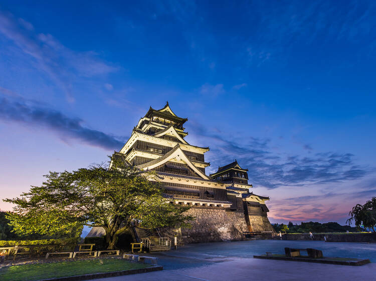 Kumamoto Castle is hosting a temporary sea of clouds installation