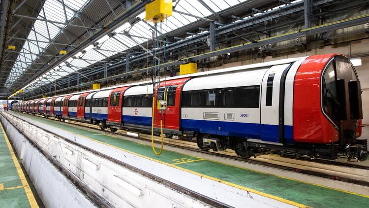 The new Piccadilly line train arrived in London