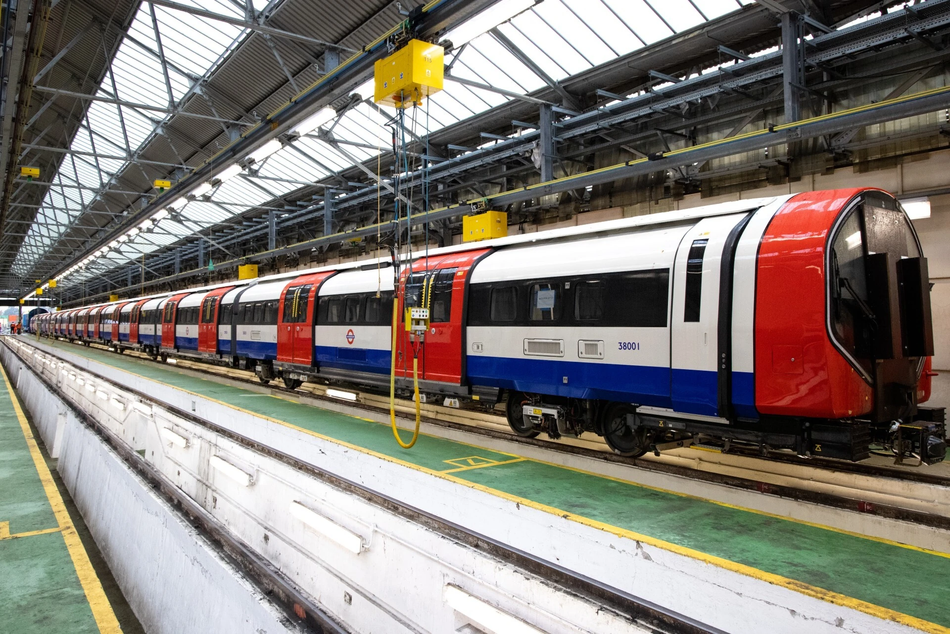 The new Piccadilly line train arrived in London