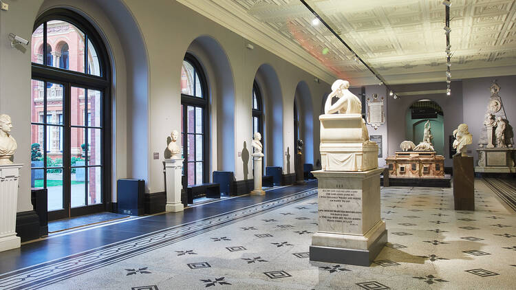 Corridor in the V&A (Photograph: Jess Hand)