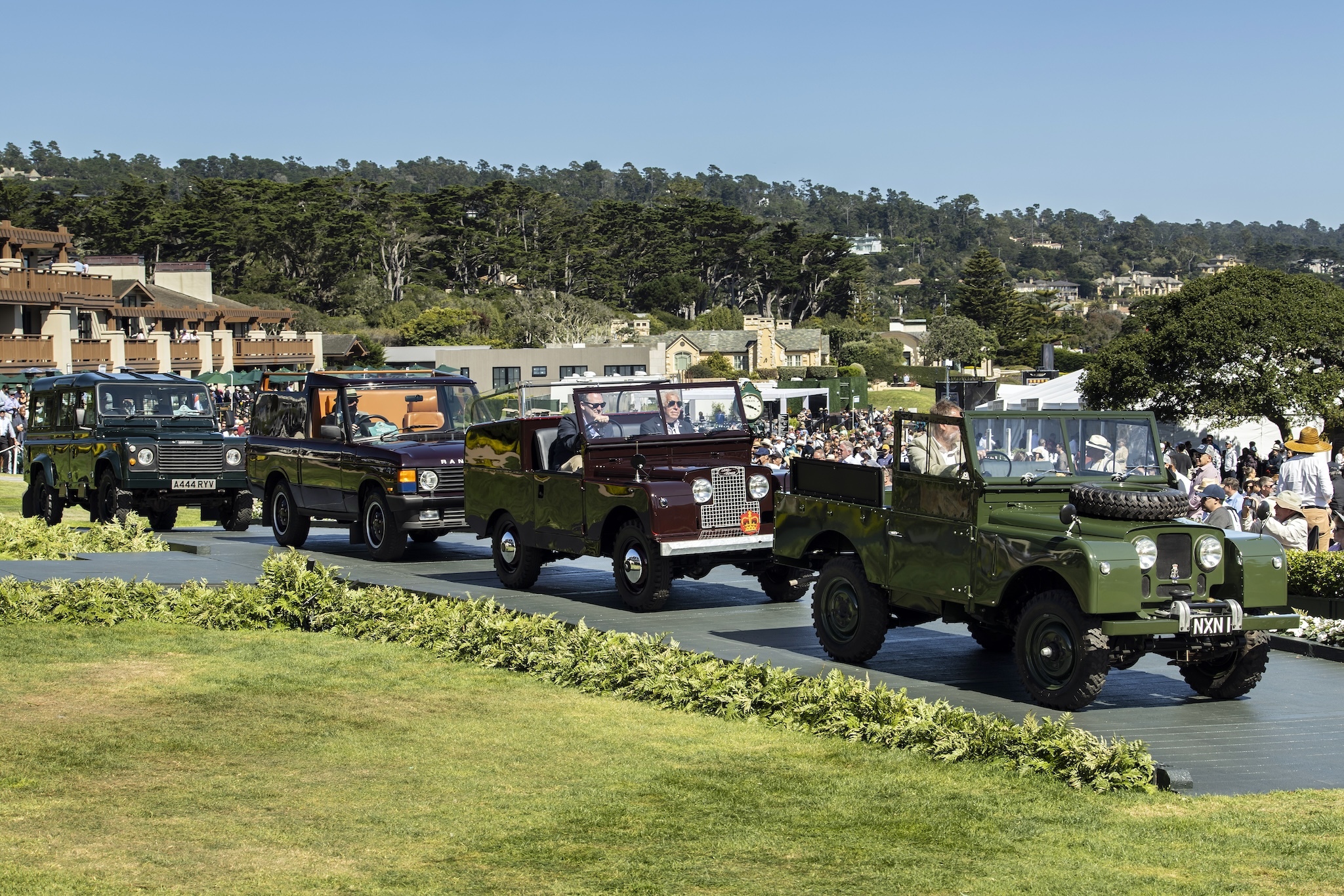 The Royal Family rides in Range Rovers.