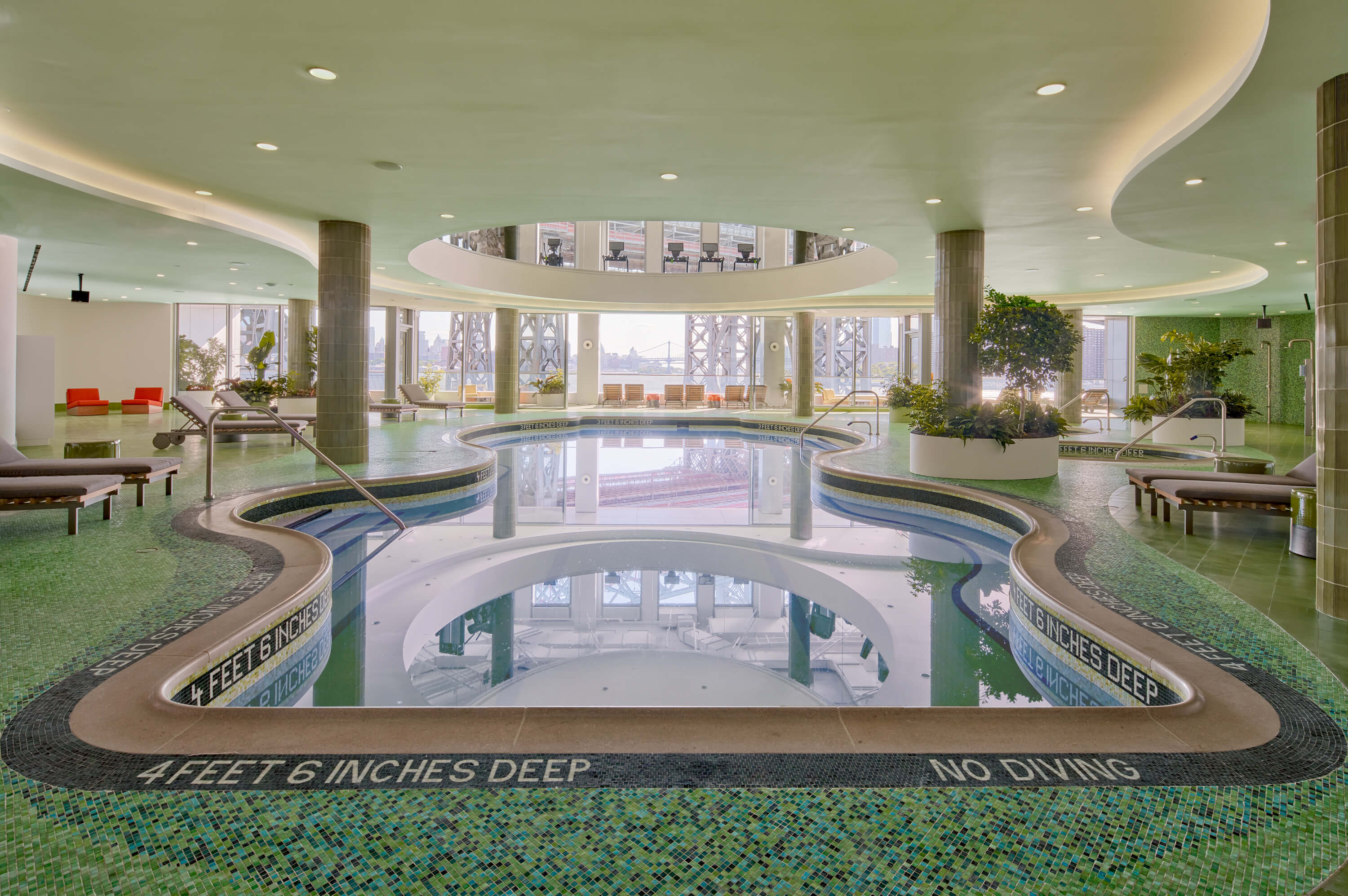 rendering of indoor pool