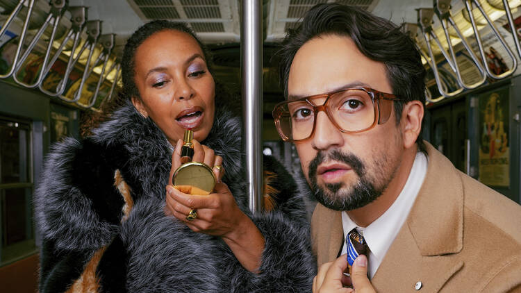 Lin-Manuel Miranda and Eisa Davis in Time Out photo shoot for Warriors