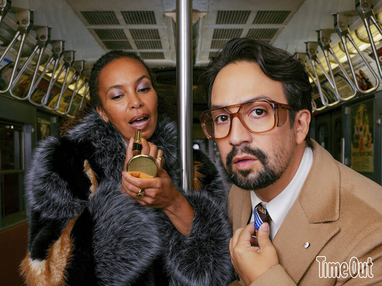 Lin-Manuel Miranda and Eisa Davis in Time Out photo shoot for Warriors