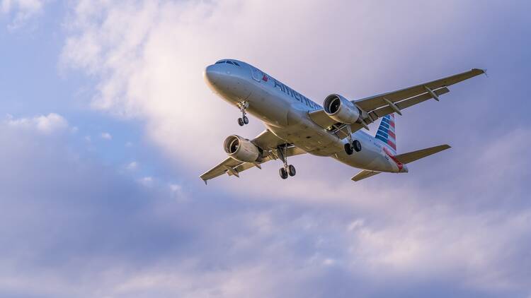 An American Airlines plane at Ronald Reagan Washington National Airport. 