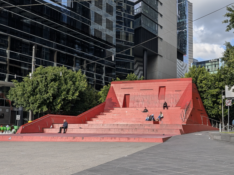 Finally! The infamous red stairs in Southbank are set to be completely redesigned