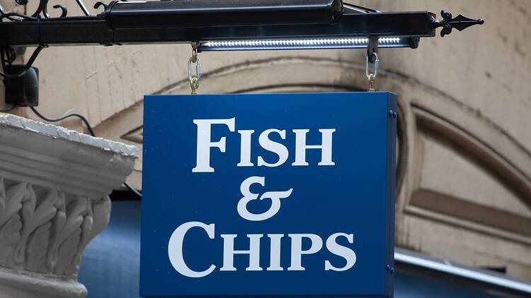 Fish and Chips shop in London