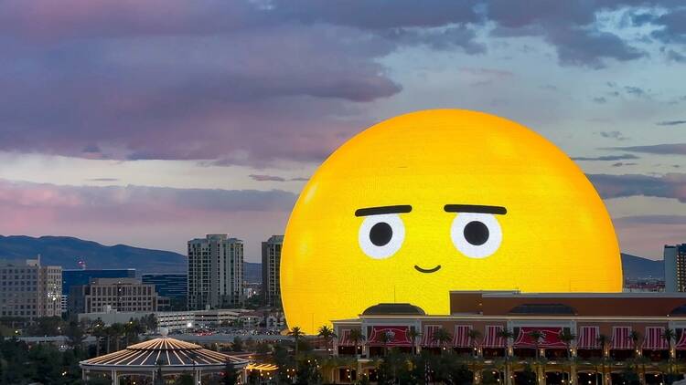 The Las Vegas Sphere in Las Vegas, USA