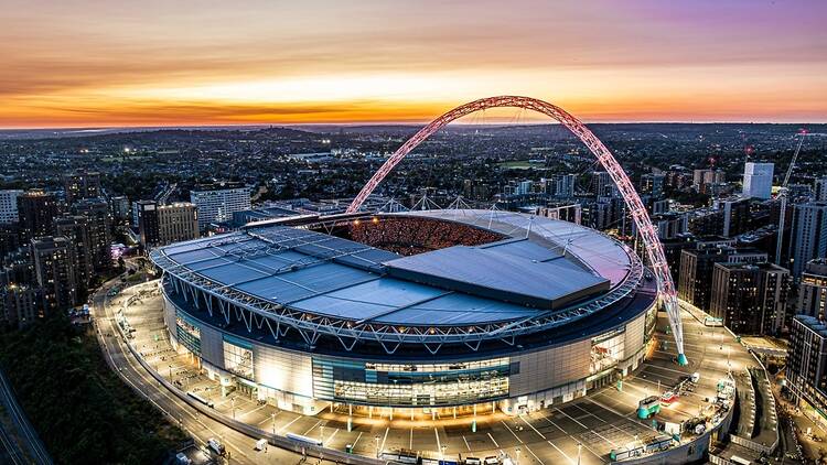 Wembley Stadium in London