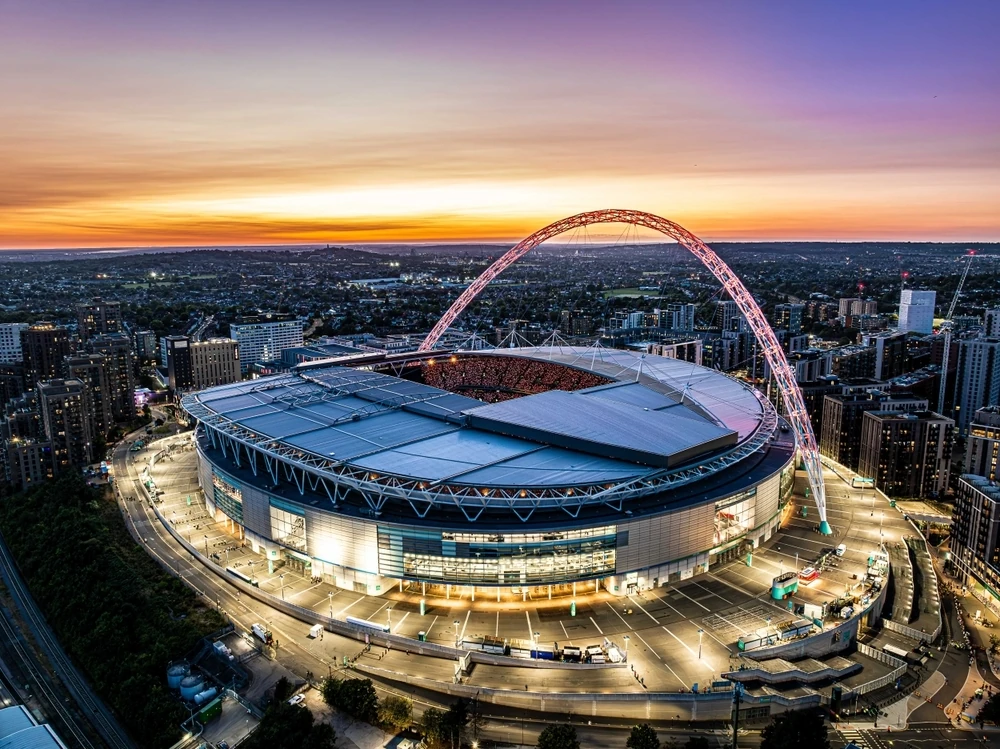 Wembley Stadium in London