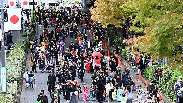 原宿表参道ハローハロウィーンパンプキンパレード