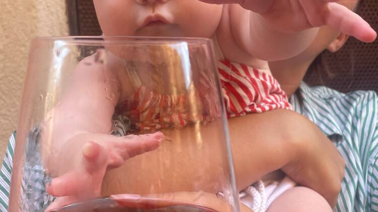 Sip and chat at a baby wine tasting