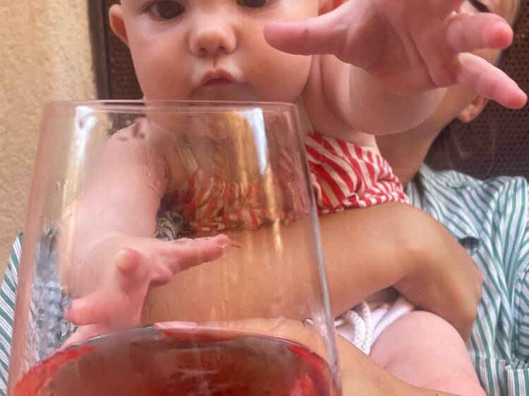 Sip and chat at a baby wine tasting