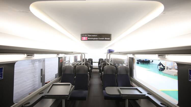 HS2 train interior