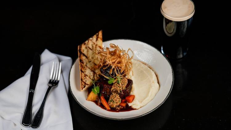 Guinness Beef Stew at Sweeney's on Boylston Lenox Hotel