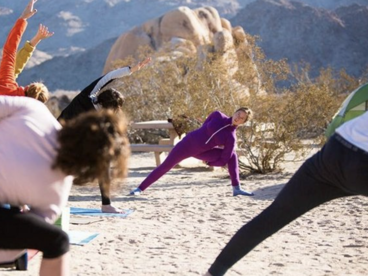 Three-day women’s weekend yoga and climbing retreat in Joshua Tree, CA