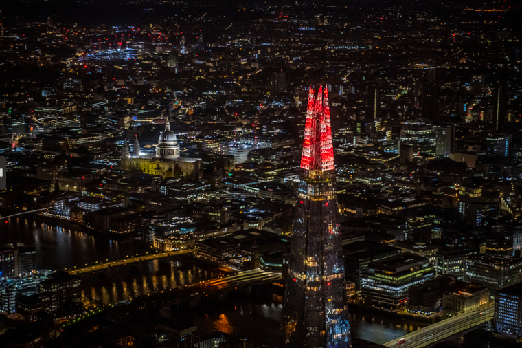 Here’s the exact date the Shard’s Christmas lights will be turned on for 2024