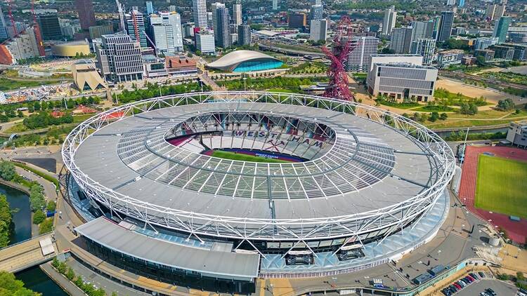 The London Stadium, home of West Ham Football Club