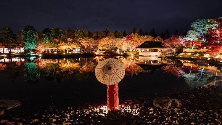 秋の夜散歩