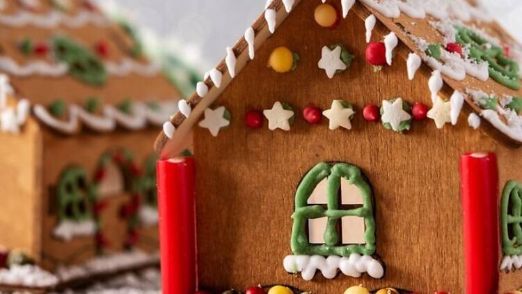 Gingerbread house holiday party