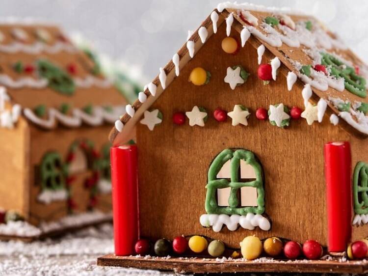 Gingerbread house holiday party