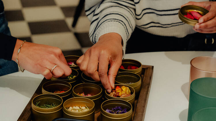 Group candle making