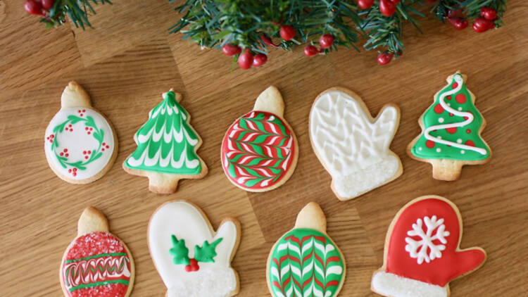 A cookie decorating event