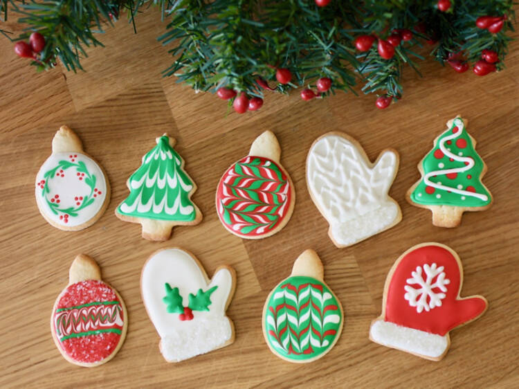 A cookie decorating event