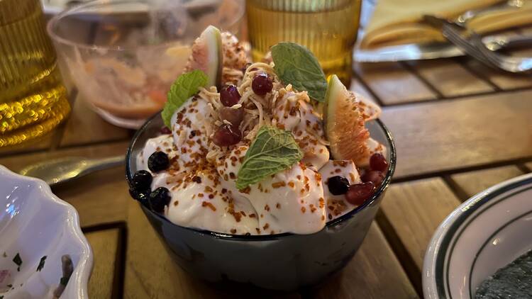 Ambrosia salad at Ponyboy (The Pearl San Diego)