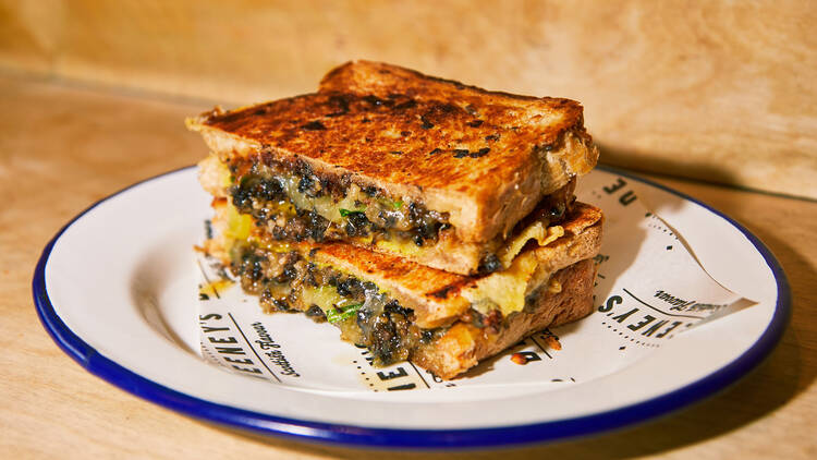 Try a haggis toastie at Deeney’s