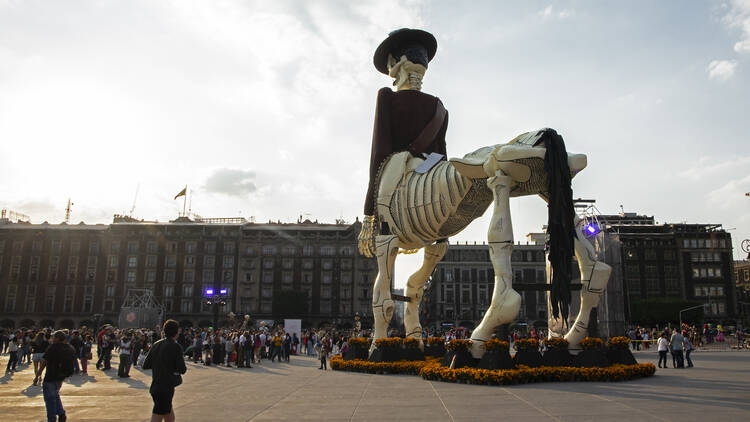 Ofrenda monumental del Zócalo