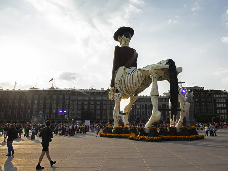 Ofrenda monumental del Zócalo