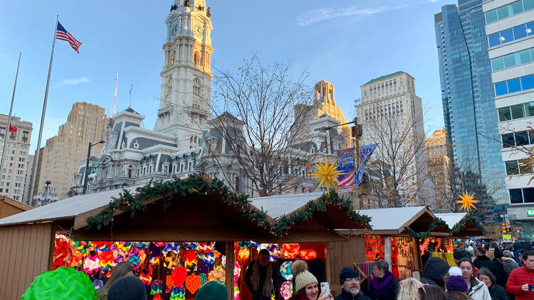 Christmas Village in Philadelphia 