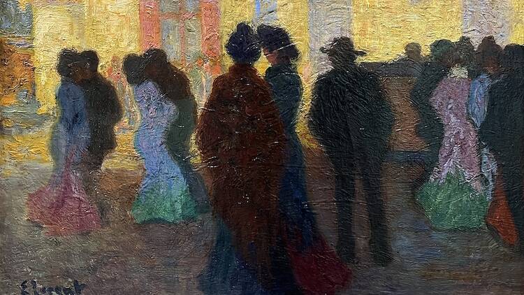 Eveli Torent. 'La Rambla de Barcelona'. 1903-1906. Weisman & Michel Collection