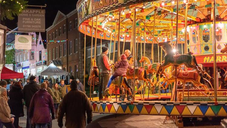 St Edmund’s Day fair in Petworth, West Sussex